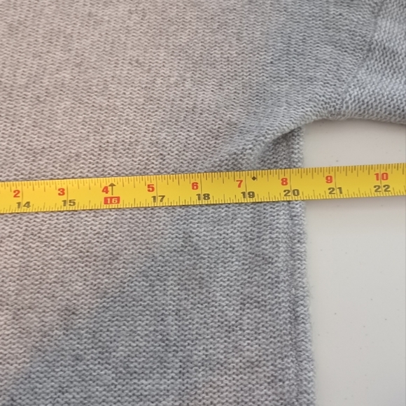360 Cashmere Dewey 100% Cashmere Heather Grey Jumper Sweater - Picture 10 of 14